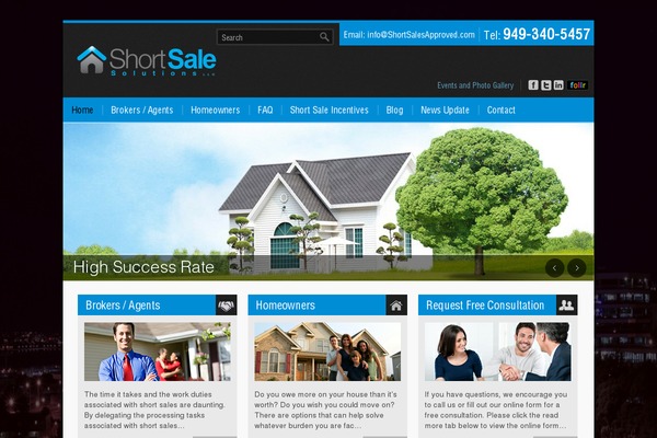 Site using Easy Content Slider plugin