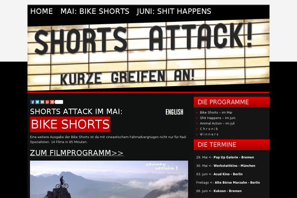shortsattack.com site used Interfilm