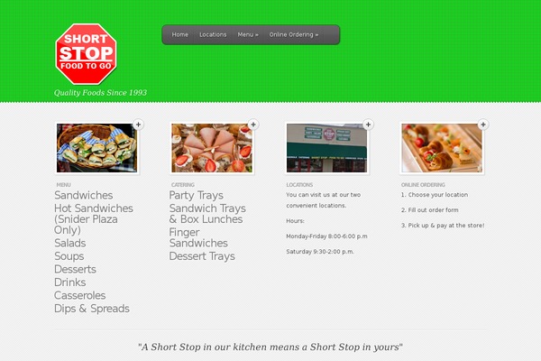 Feather theme site design template sample