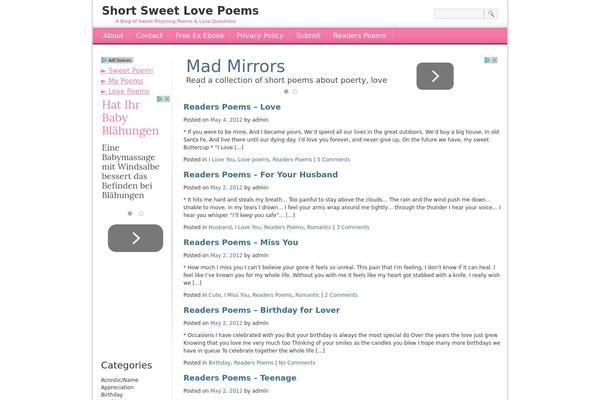 For Women-Female theme site design template sample