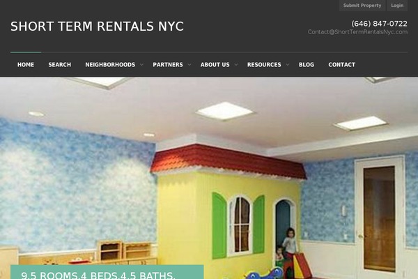 Realty theme site design template sample