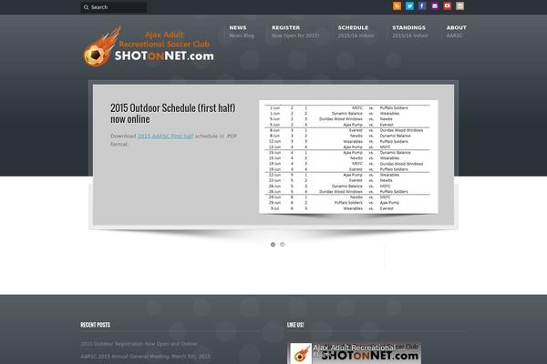 Karma theme site design template sample