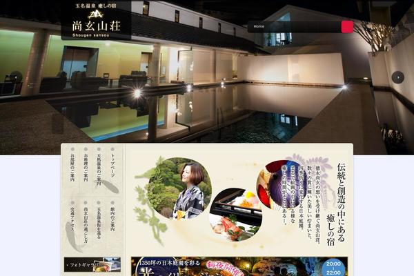 The Palace theme site design template sample