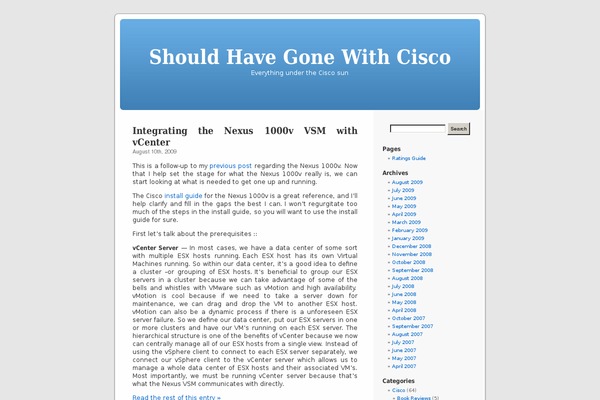 Default theme site design template sample