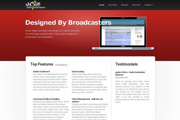 Site using Shout-stream plugin