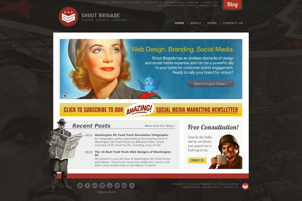 Shout theme websites examples