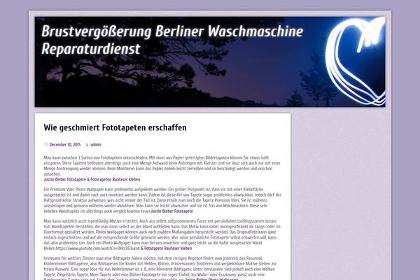 Purple Modena theme site design template sample