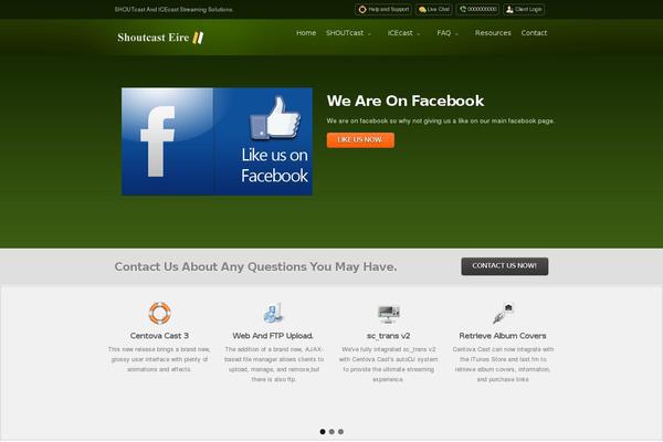 myHosting theme site design template sample