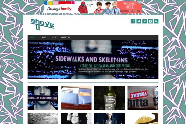 Magazino theme site design template sample