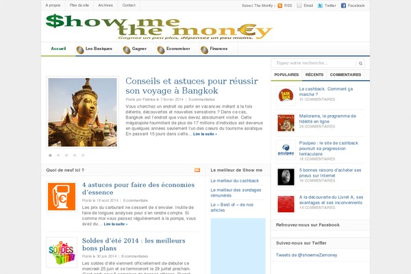 Daily theme site design template sample