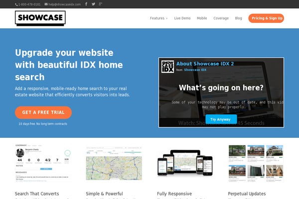 Site using Thrive-ovation plugin