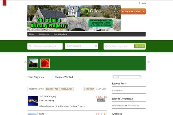 showcasewebs.com site used Classicraft Theme