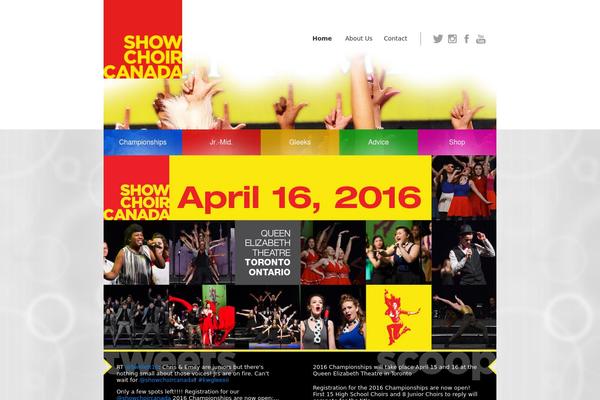 Scc theme site design template sample