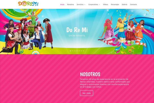 Divi theme site design template sample