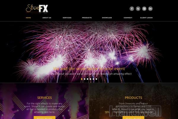 Cherry Framework theme site design template sample