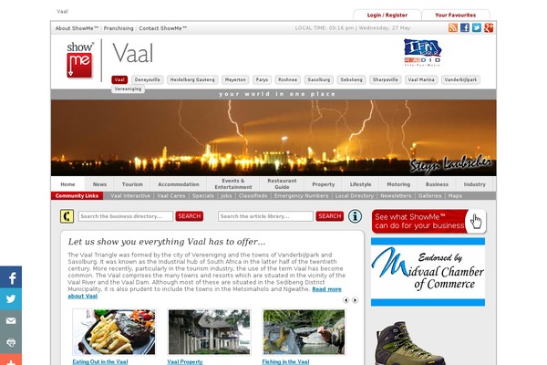 Site using Slimbox plugin