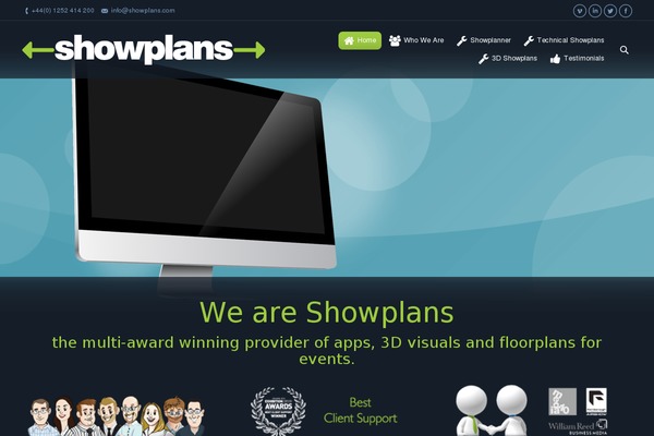 The7 theme site design template sample