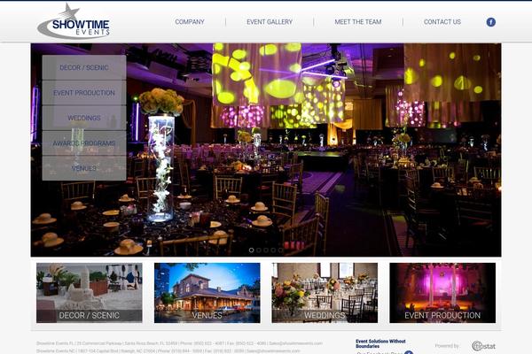 ShowTime theme site design template sample