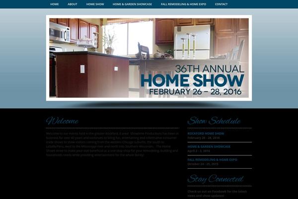 ShowTime theme site design template sample