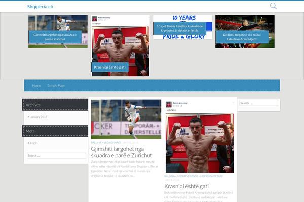 Site using Soccer Info plugin