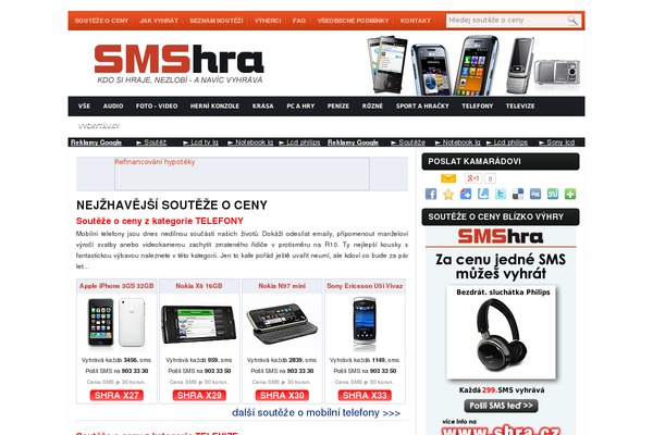 Imobile theme site design template sample