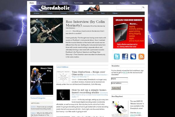 shredaholic.com site used Mimbo