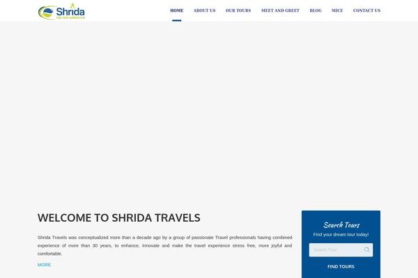 shridatravels.com site used Shrida-travels