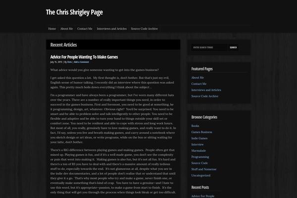 WP-Mysterious 1.04 theme site design template sample