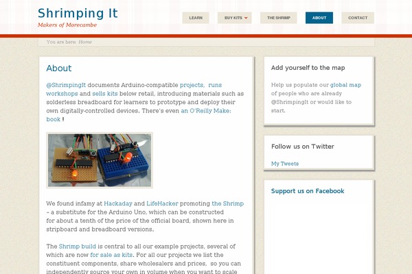 Retro-fitted theme site design template sample
