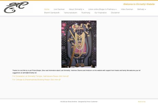 Customizr theme site design template sample