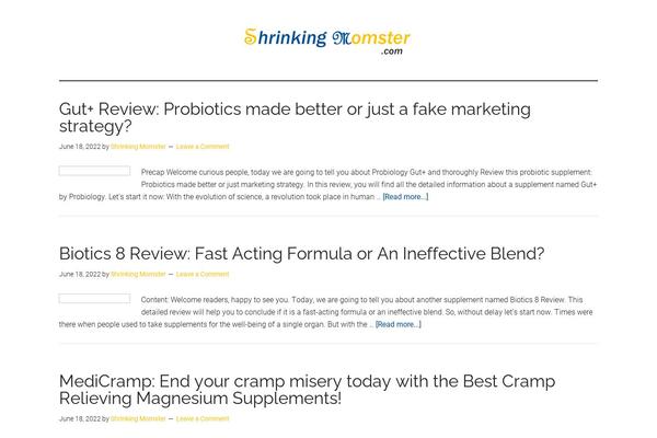 Site using Structured-content plugin