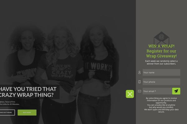 shrinkwrapyourself.com site used Itworks
