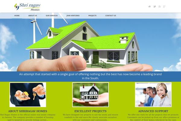 Circles theme site design template sample