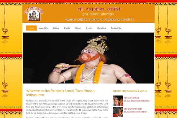 Spacious theme site design template sample