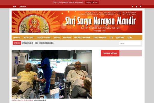 MH Newsdesk theme site design template sample