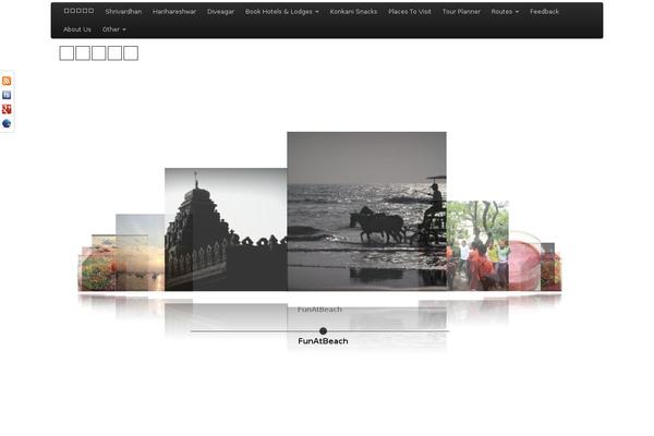 Site using Social Slider plugin