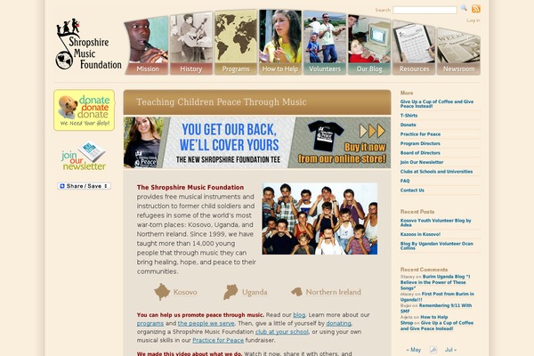 Peace theme site design template sample