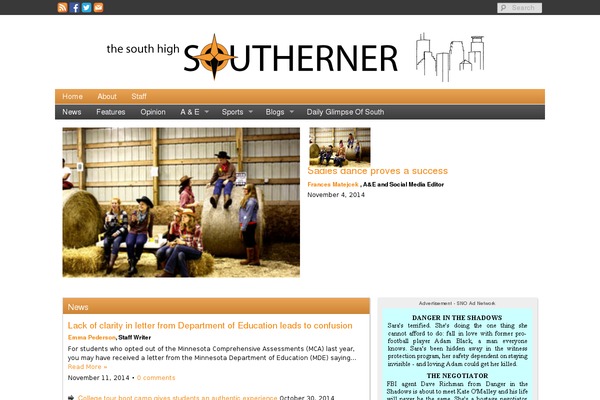 Sno Flex theme site design template sample