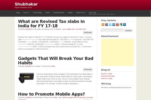 Whimag theme site design template sample