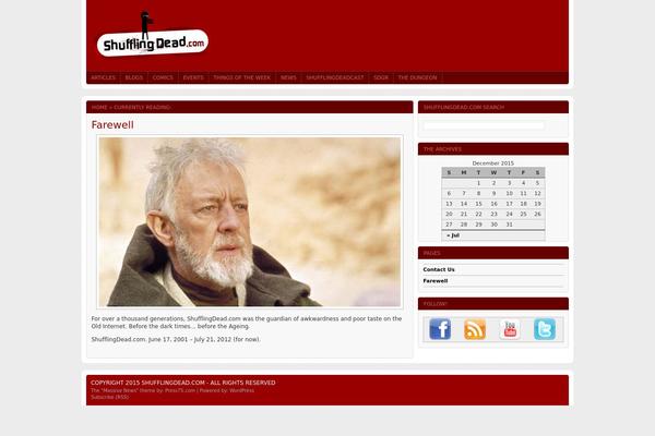 Massive News theme site design template sample