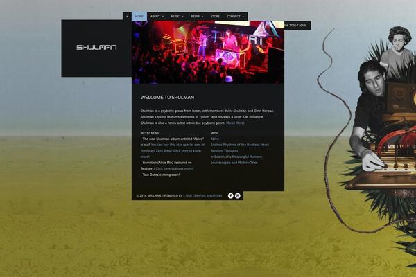 Wpnocturnal theme site design template sample
