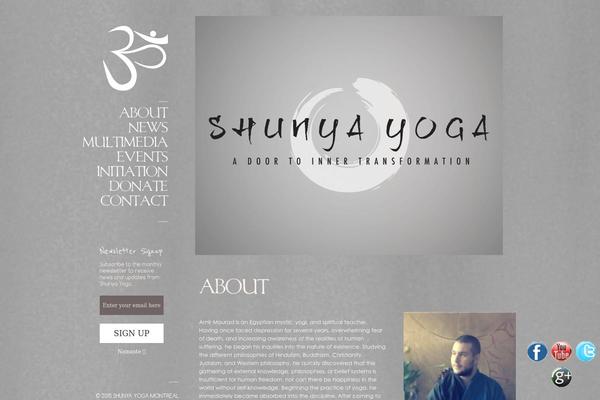 Mercina theme site design template sample