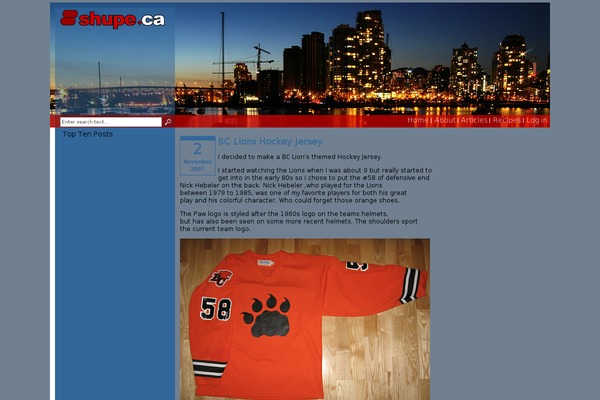Site using Falbum plugin