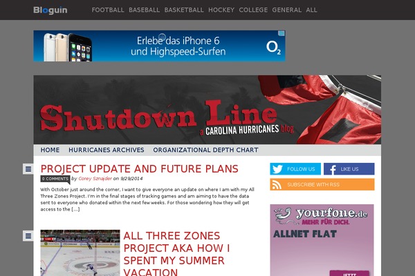 Blogum theme site design template sample