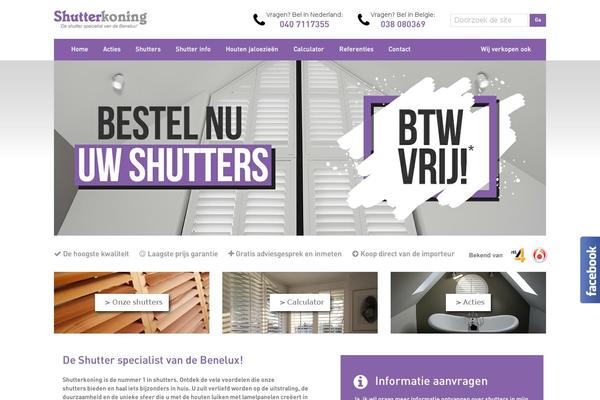 Shutter theme site design template sample