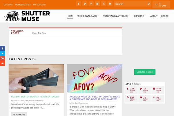 Site using Novashare plugin