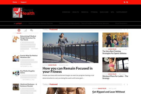 Falcon theme site design template sample