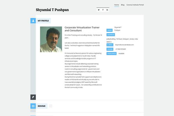 Little theme site design template sample
