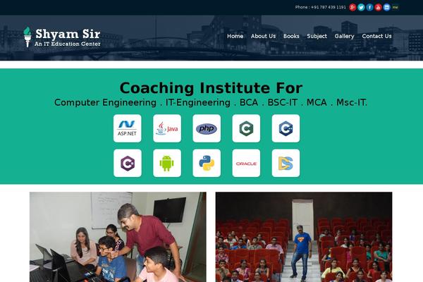 Polytechnic theme site design template sample