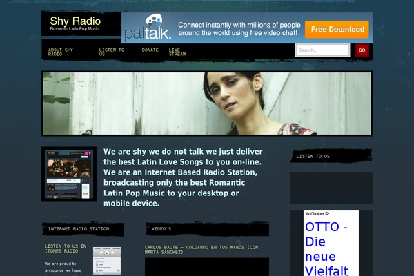 Backstage theme site design template sample
